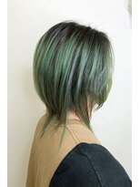 オブヘアーギンザ(Of HAIR GINZA)&nbsp;秋にシックなグリーンウルフ