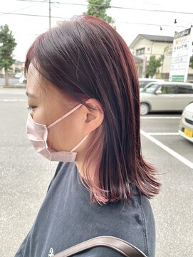 ニコ(hair room nico) ピンクとふんわりピンク