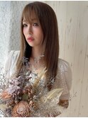 さら艶セミロング