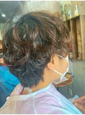 30代40代50代大人可愛いくせ毛パーマ風ショート