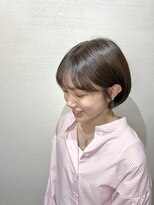 デリコ(DELICO)&nbsp;愛され小顔ボブ×やわらかベージュ/レディースショート