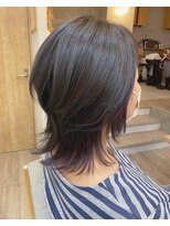 ヘアサロン アンフェール(Hair Salon Amfaire)&nbsp;【rena】ソフトウルフ/インナー×バイオレットアッシュ