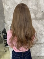 ココ 本八幡(KOKO) □デザインカラーレイヤーカットウエットヘアオリーブベージュ