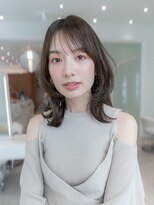 メゾンバイハバナ(maison by HAVANA)&nbsp;大人ガーリープリカールチョコレートベージュレイヤーボブ