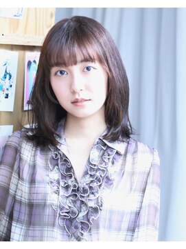 ヘア アンドメイク キヨシ(Hair and Make kiyoshi) kiyoshi/ガーリー　＊iveレイ風前髪　ポイント姫カット＊