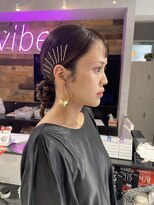 バイブス バイ ケンジ(vibes by KENJE)&nbsp;結婚式　ヘアアレンジ　ヘアセット