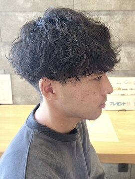 ニアウ 太田店(Niau) 波巻きパーマメンズヘアメンズマッシュ波巻きスパイラルパーマ