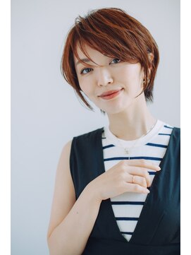 アッシュ 池袋店(Ash) 20代30代40代『大人可愛い丸みショート』 #池袋駅