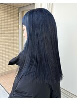 シャルティア(SHALLTIA) ダークネイビー【山口市髪質改善】【山口市ハイトーンカラー】