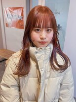 ルーム(Loom.)&nbsp;顔周りレイヤーレイヤーカット透明感カラーブリーチなしカラー