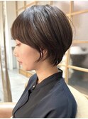 20代30代40代大人可愛い丸みショート