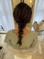 ヘアメイクアンドセットサロン リッコ(Hair make&set salon Ricco)&nbsp;ふわふわ編み下ろし/梅田ヘアセット