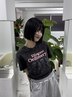 顔まわりカット+透明感ツヤカラー　￥8,500→￥8,000