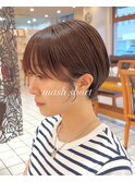 20代30代大人可愛い★小顔丸みマッシュショートカット