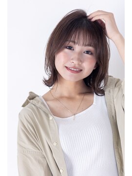 スノードロップ 高円寺店(Snowdrop) 黒髪/ボブルフ/ネビージュ/小顔/ワンレン/高円寺/髪質改善/前髪