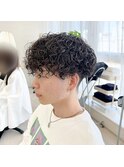スパイラルパーマ