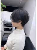 ハンサムショート 耳かけ おしゃれ くびれ カット