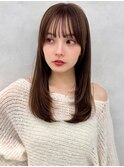 レイヤー/ネビージュ/韓国ヘア/イメチェン/縮毛矯正/調布