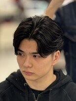 バース 梅田中崎町店(BIRTH)&nbsp;ニュアンスパーマセンターパートフェザーパーマワンカールパーマ