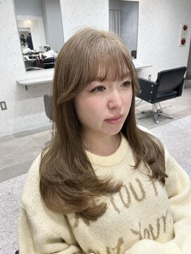 アデプト 北千住店(adept) 【adept北千住エリ】レイヤーワンカール×ミルクティーベージュ