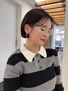 ローネス(LONESS) 耳掛けボブ ぷつっとボブ 切りっぱなしボブ ミニボブ