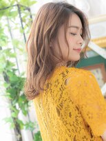 カバーヘア ブリス 大宮西口(COVER HAIR bliss) 暖色系カラーニュアンスパーマ小顔ミディアムh4大宮20代30代40代