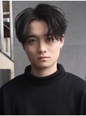10代/メンズ/池袋/センターパート/レイヤー/波巻き/カルマ