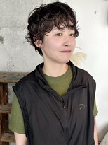 シック(sick)&nbsp;マッシュショートパーマ【福岡 パーマ デジタルパーマ 髪質改善