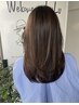 シルクの輝き髪質改善ストレート　カラー　トリートメント