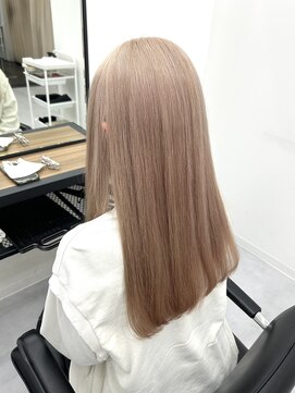 アンリ(Anli) 《Anli KANAKO》ホワイトベージュ ブロンド ロングレイヤー