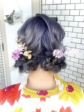 フェリーチェ(Felice) ツイン団子 浴衣 ヘアセット 推し活ヘア イベントヘア