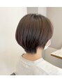 アグ ヘアー カンナ 長野稲里店(Agu hair canna) スッキリまとまるショートボブ!
