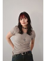 シーン(SCENE)&nbsp;[天神今泉/黒髪カタログ/クラゲヘアー/オリーブグレー]