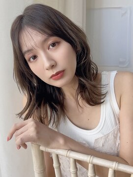 バイオレット 表参道店(Violet) シースルーバング/ニュアンス巻きヘアセット