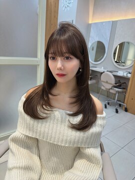 アフロートリノ(AFLOAT Leino) 韓国風ナチュラルレイヤーロング