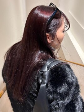 シーループユナイテッドアトリエ(C-LOOP UNITED ATELIER) パープルカラー / レイヤーカット