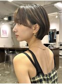 ショートボブショートカットハンサムショート小顔カット