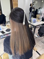 プライズ 所沢プロぺ通り店(prize)&nbsp;20代30代◎透明感インナーカラー×くびれレイヤー所沢