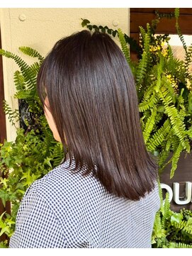 スクエアウーノ 博多(SQUARE*UNO HAKATA) 水素で叶うウル艶大人ボブ/髪質改善・トリートメント