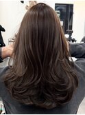 ハイライトバレイヤージュダブルカラーケアブリーチ20代30代