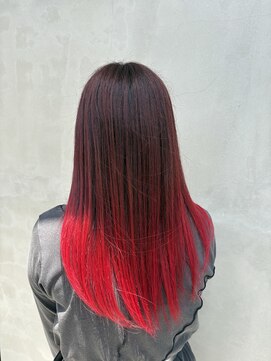 エースヘアーラウンジ(ACE'N HAIR LOUNGE) レッドグラデーションカラー