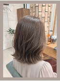 ◆明るめカラーで白髪ぼかし/レイヤーカット/40代50代60代◆