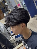 ハッシュタグネイビー 仙台駅前店(＃NAVY)&nbsp;テーパーフェードを入れたフェザーショート
