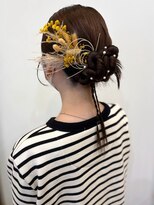 アヴァンセ サニー美容室&nbsp;和装 卒業式 成人式 タイトシニヨン お団子 20代 ヘアアレンジ