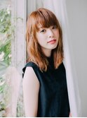 クセ毛風無造作ミディアムウェーブ[橋本駅]