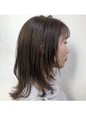 レイヤーミディボブ
