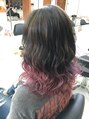 ヘアープロデュース フェイス(HAIR PRODUCE FACE) グラデーションピンク