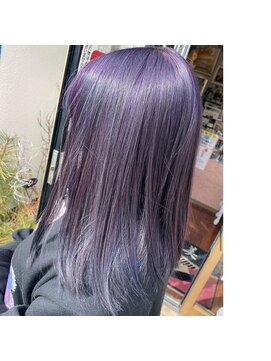 ヘアアンドメイクビ美(Be) パープルヘア