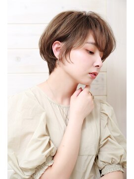 オーシャン(Ocean) [OCEAN Hair&Life藤原純]マニッシュショート×ダークグレ-ジュ☆