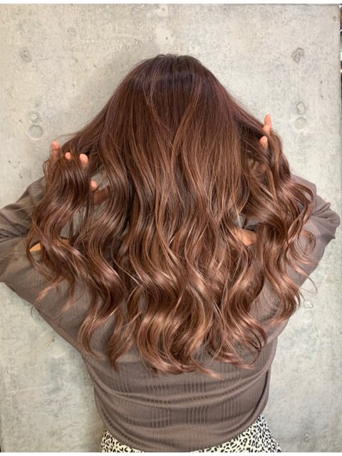 暗髪大人ハイライト  youres hair 新宿